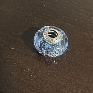 Pandora Icy Blue Textured Charm
